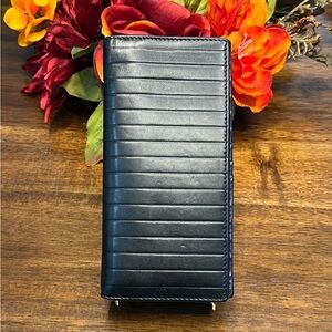 Authentic Christian Dior Homme Long Bi-fold Wallet